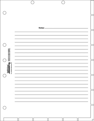 , Tab54520, Hojas Divisorias De Índice De Expedientes ...
