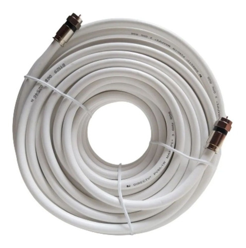 Cable Coaxial Rg6 Negro Y/o Blanco (Reacondicionado)