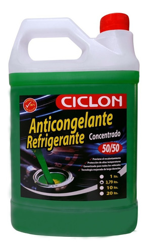 Ciclon Coolant Anticongelante Concentrado 50/50