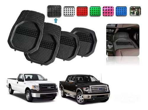 Tapetes 4pz Bandeja 3d Color Ford Lobo 2005 A 2012 2013 2014