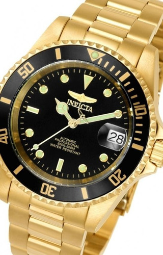 Relógio Invicta Pro Diver 8929ob Original Dourado Com Preto