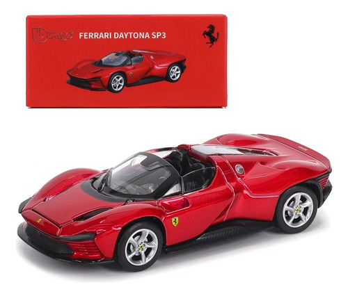 Burago Ferrari Daytona Sp3 Escala 1/64 Rojo