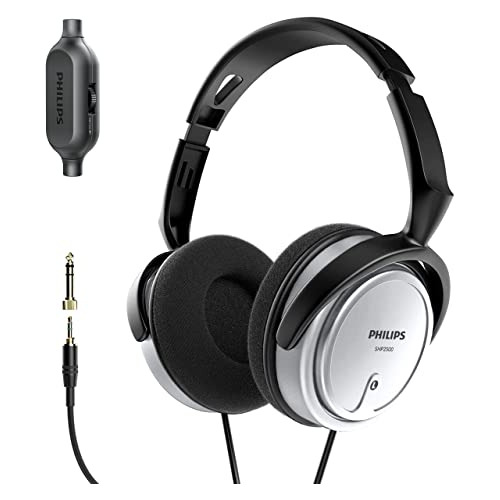 Philips Over Ear Wired Stereo Headphones For Podcasts, Studi