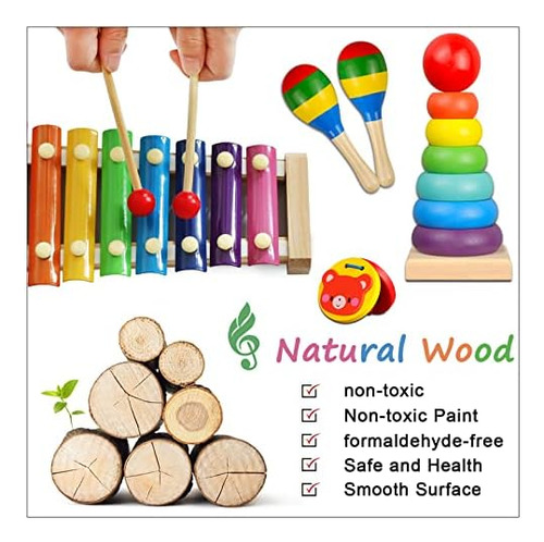 Instrumentos Musicales Looikoos Para Niños Pequeños