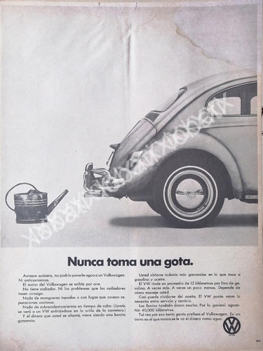 Cartel Retro Autos Volkswagen Vocho 1964 /652