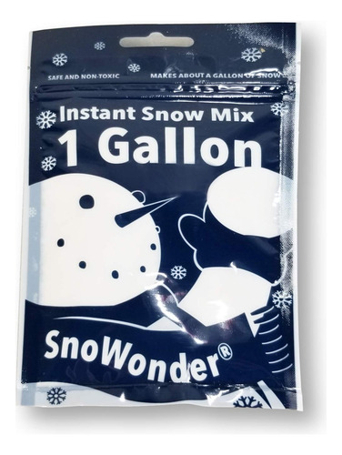 Nieve Artificial Instantánea Para Hacer 4 Litros De Nieve Fa