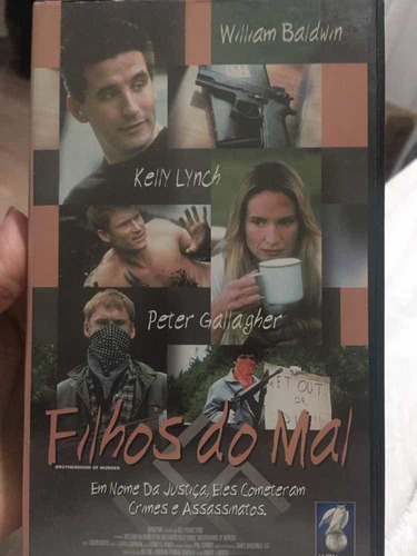 Vhs: Filhos Do Mal C/ William Baldwin - Fatos Reais - Raro