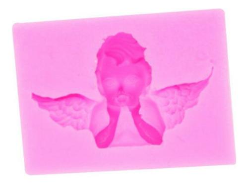 2 Pcs Angel Shape Fondant Cake Silicone Mold Aroma Soft Clay