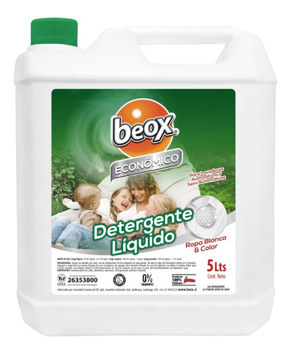 Detergente Beox® Formato Economico 5 Litros