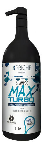  Shampoo Max Turbo 1 L Kpriche Antirresíduo