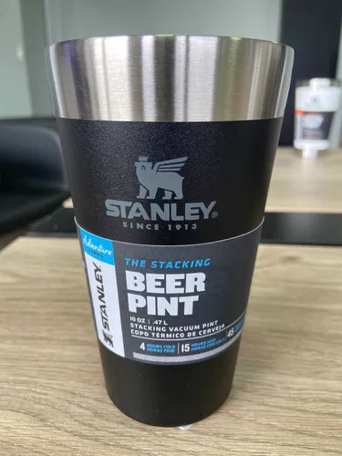 Copo STANLEY Térmico Beer Pint c/ Tampa Preto - 473ml (Original)