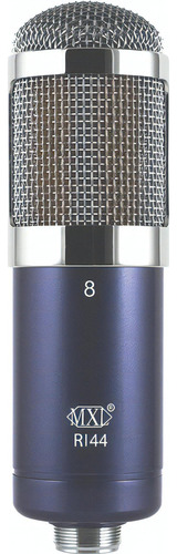 Microfone De Fita Mxl R-144 Ribbon Com Shockmount E Maleta Cor Azul