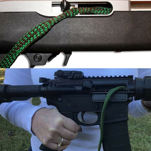 Kit Com 2 Bore Snake .40 S&w + .22/ 5,56 P/ Limpeza De Cano