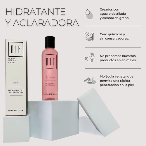 Loción Hidratante Y Aclarante, Control De Acné 100 Ml.