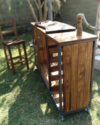 Imagen 4 de 5 de Barra Movil Para Quincho, Para Acompañar Tu Asador