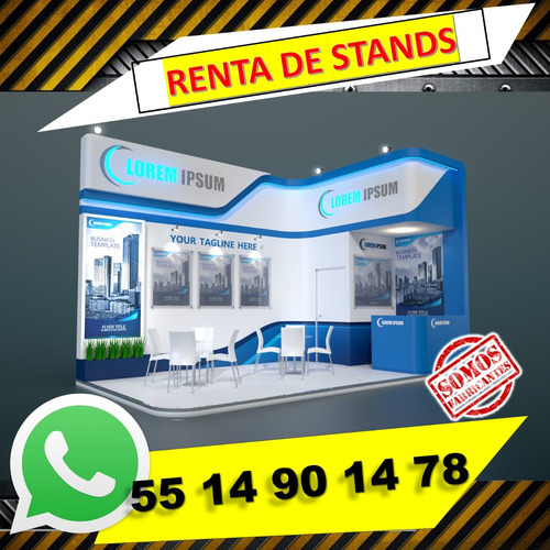 Renta De Stands 3x3 6x3 6x6 Exposicion Cdmx Mamparas Eventos