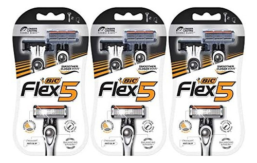 Flex 5 Titanium Maquinilla Afeitar Desechable 5 Cuchillas Pa