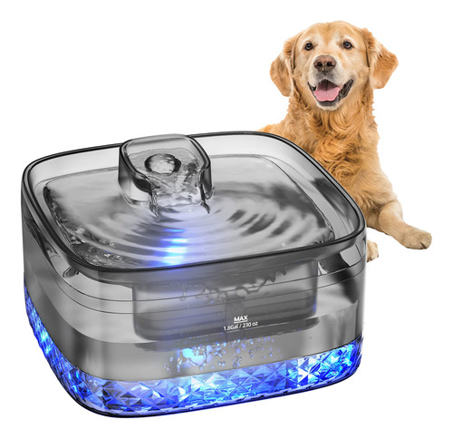 Fuente De Agua Para Perros Grandes, Dispensador De Agua Aut.