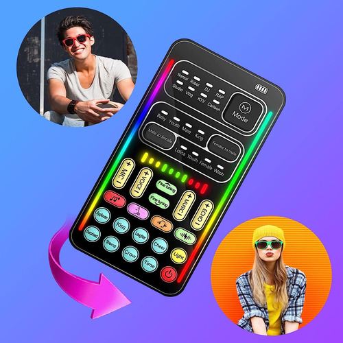 M Kit Completo De Cambiador De Voz I9 Con Múltiples Efectos