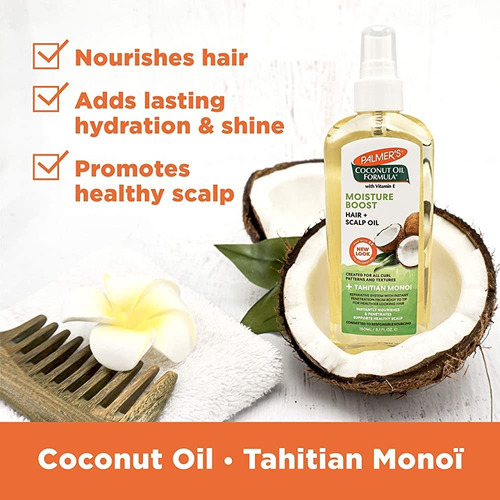 Palmers Coconut Oil Moisture Boost, Spray Restaurador Para E