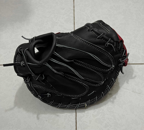 Guante Catcher Zurdo Beisbol Piel Strike 3 Mascotin