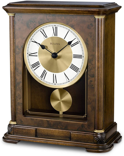Reloj De Sobremesa Vanderbilt B1860, Nogal Cálido