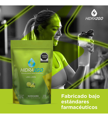 Electrolitos En Polvo Bolsa 20 Sobres Sin Azúcar 600 Ml