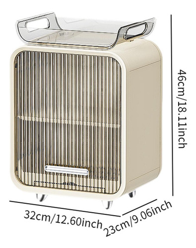 Estante De Almacenamiento De Biberones Con Beige Alto