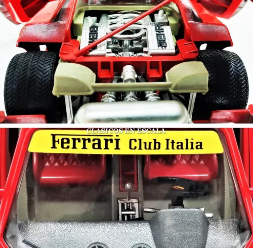 Ferrari F40 Evoluzione #1 1992 - Rojo Burago 1/18