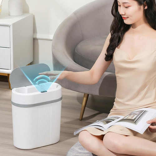 Lixeira Inteligente Sensor Automática 12 Litros Anti Odor