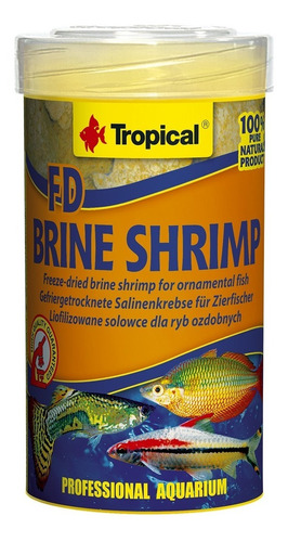 Alimento Tropical Brine Shrimp | Artemia Liofilizada | 100ml
