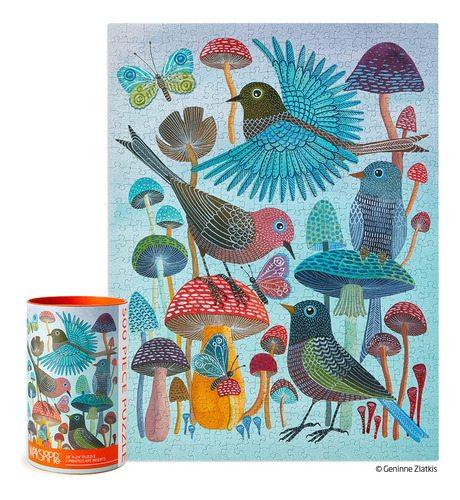 Rompecabezas Werkshoppe Mushroom Garden, 500 Piezas