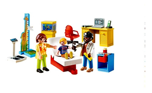 Playmobil 70034 Y 70079 Consultorio Pediatrico Y Paciente 