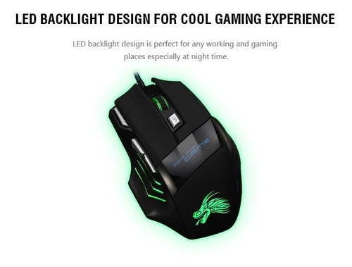 X3 Mouse Gamer Multicolor Led Ajustable 7 Botones