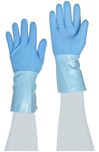 Guantes De Látex Resistentes A Químicos Mapa Blue-grip Ll-30