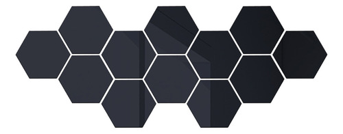 Pasta Acrílica Para Pared Con Protección De Espejo Hexagonal