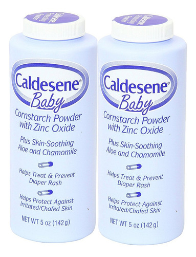 Caldesene Baby Cornstarch Polvo Con Oxido De Zinc 5 Oz  Paq