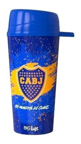 Vaso Boca Juniors River Plate Con Tapa Adulto Niños Licencia