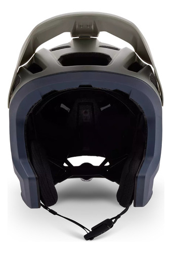Casco Fox Dropframe Le Zebra Enduro Trail Bicicleta All Mountain Color Grafito Talla S 51-55cm