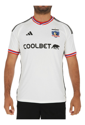 Imagen 1 de 5 de Camiseta adidas Uniforme Local Colo-colo 23 Hombre White