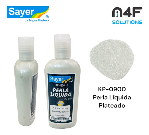 Perla Líquida Sayer Automotiva Kp-0900 Plata Aperlado 250ml