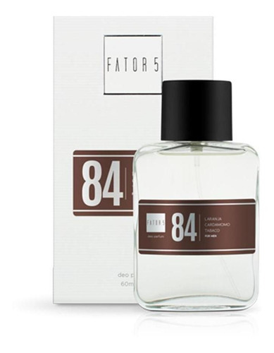 Perfume Fator 5 No 84 Masculino Deo Parfum 60ml + Amostra Volume da unidade 60 mL