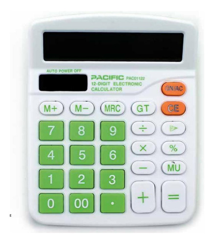 Calculadora Electrónica 12 Dígitos Verde - Ps