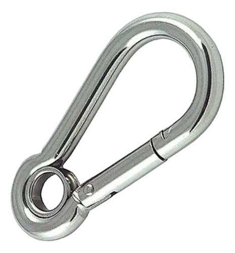 Mosquetão Inox Trava Automática 10mm X 100mm Olhal 1203kg