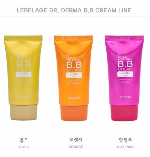 Crema Bb Base De Maquillaje Coreana_ Dr Derma Naranja Spf50+