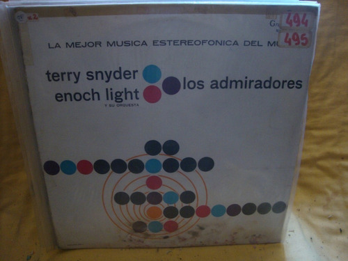 Vinilo Enoch Light Terry Snyder Los Admiradores O1