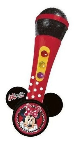 Microfono De Mano Disney Minnie Amplifica Ritmos Nikko 5254