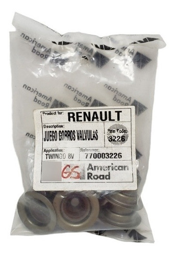 Gomas De Valvulas Renault Twingo 8v
