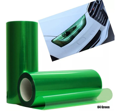 Vinilo Adhesivo Decorativo Tunnig Focos Autos Verde