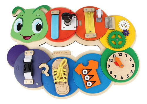 Montessori Busy Board Para Niños Pequeños Preescolar Para